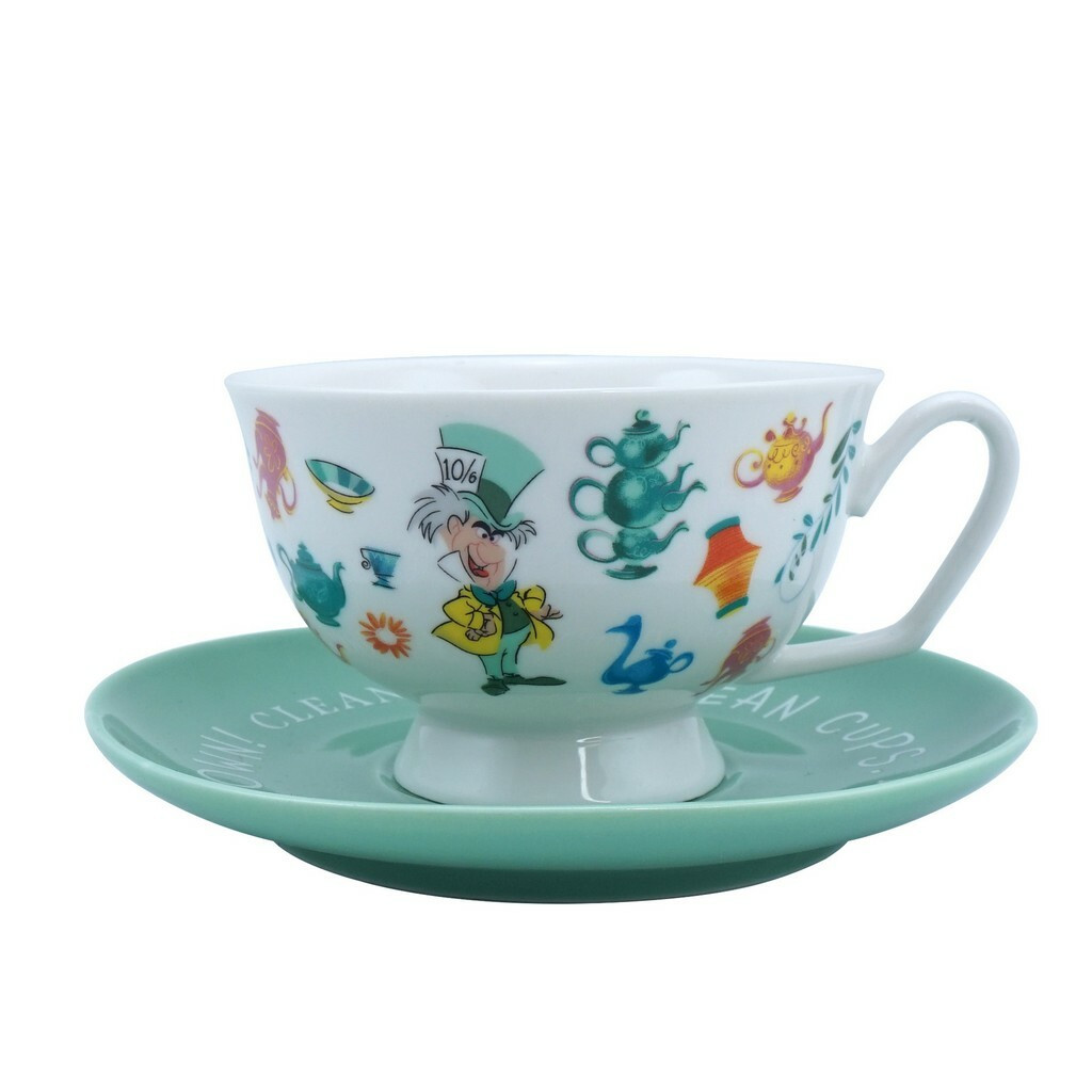 Set de deux mugs Alice au Pays des Merveilles V&A en porcelaine bone china