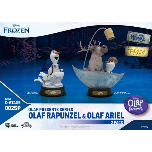 Olaf Raiponce et Olaf Ariel - DISNEY MINI D-STAGE