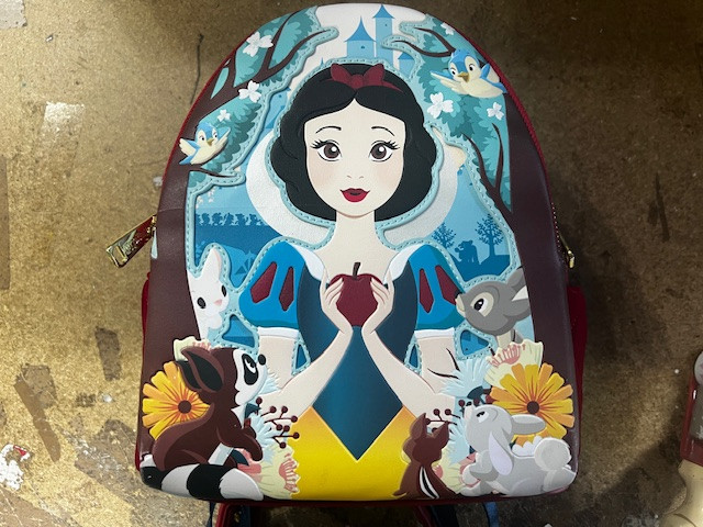 [DEFAUT] MINI SAC À DOS Blanche-neige en Velours Matelassé - DISNEY LOUNGEFLY