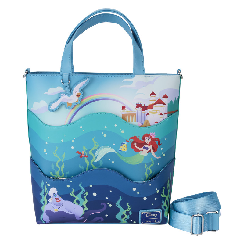 Sac Tote La Petite Sirène 35ème Anniversaire Life is the Bubbles - DISNEY LOUNGEFLY