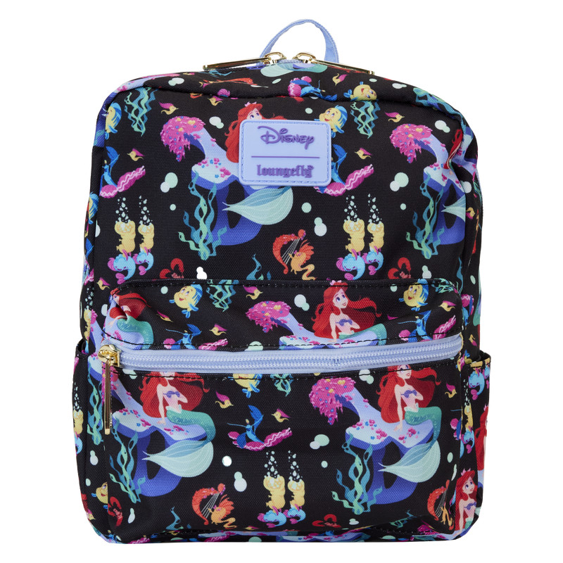 MINI SAC À DOS Nylon La Petite Sirène 35ème Anniversaire Life is the Bubbles - DISNEY LOUNGEFLY