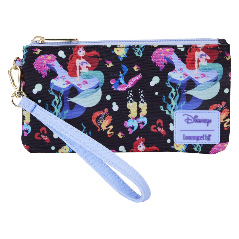 Pochette Dragonne Nylon La Petite Sirène 35ème Anniversaire Life is the Bubbles - DISNEY LOUNGEFLY