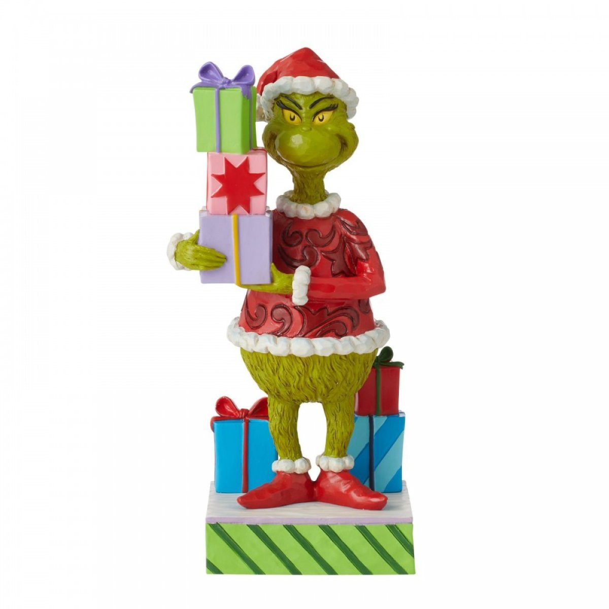 GRINCH PORTE LES CADEAUX - JIM SHORE GRINCH