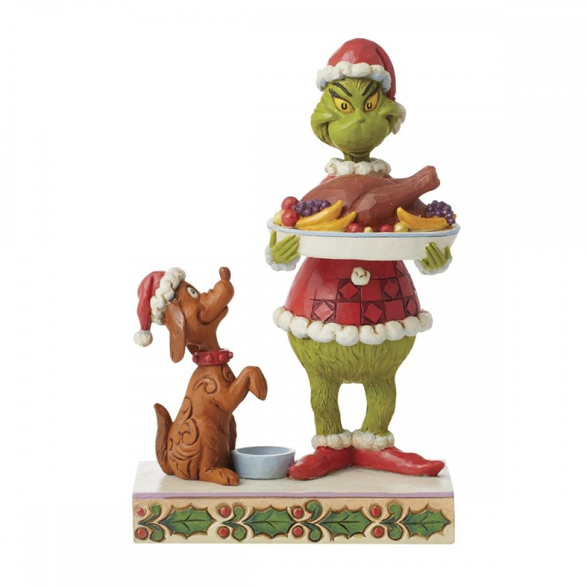 Grinch Avec Dîner De Noël - Jim Shore Grinch