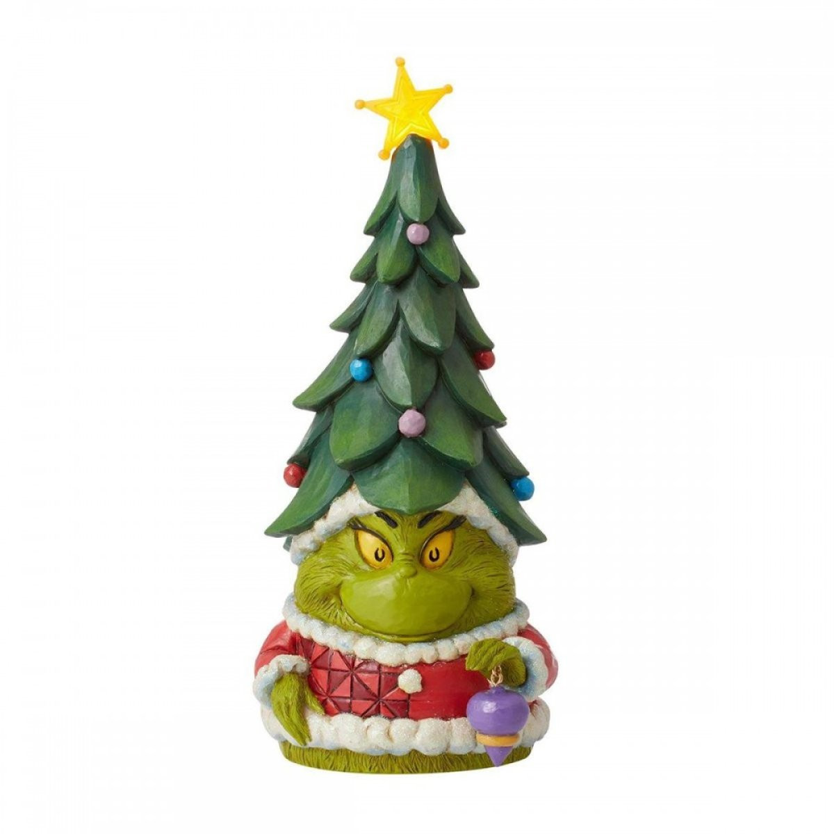 GNOME GRINCH AVEC CHAPEAU DE NOËL - JIM SHORE GRINCH