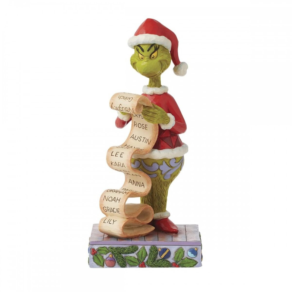 GRINCH VILAIN / GENTIL LISTE - JIM SHORE GRINCH