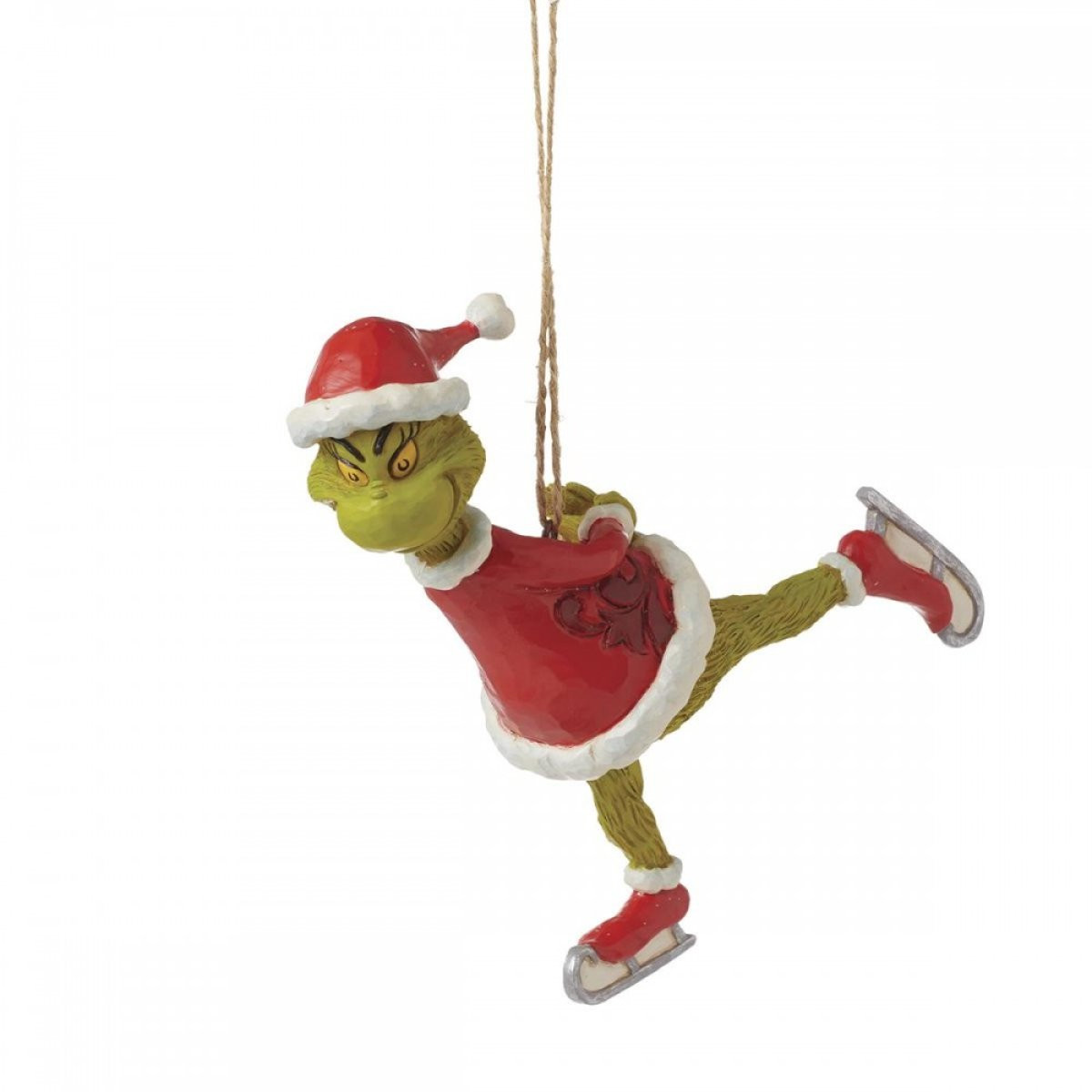 SUSPENSION PATINAGE SUR GLACE GRINCH - JIM SHORE GRINCH