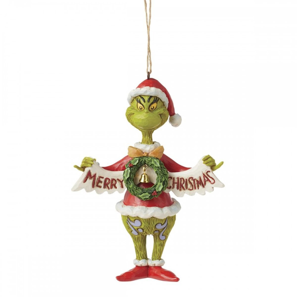 SUSPENSION GRINCH BANNIÈRE - JIM SHORE GRINCH