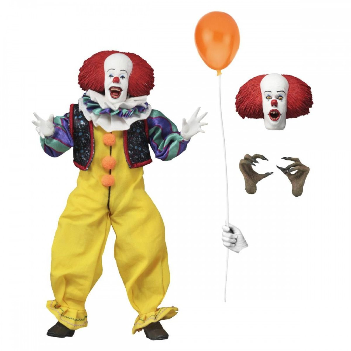 ÇA - FIGURINE ARTICULÉE HABILLÉE - PENNYWISE (1990)