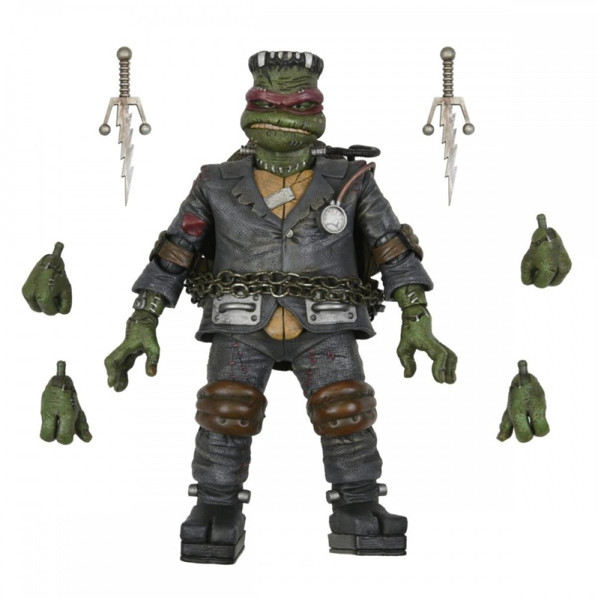 TORTUES NINJA - FIGURINE ARTICULÉE – RAPHAEL FRANKENSTEIN ULTIME