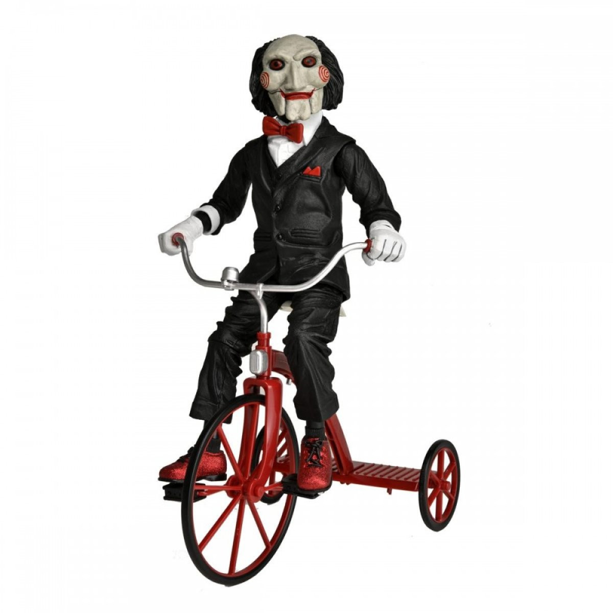 SAW – FIGURINE ARTICULÉE – BILLY SONORE SUR SON TRICYCLE