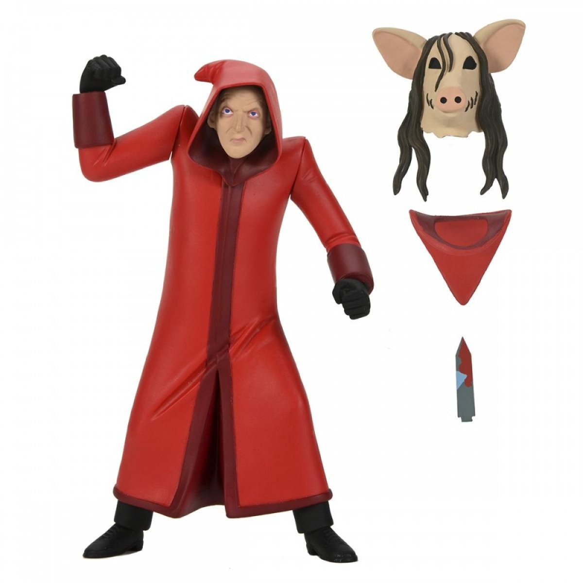 SAW – FIGURINE ARTICULÉE – TOONY TERRORS JIGSAW (ROBE ROUGE)