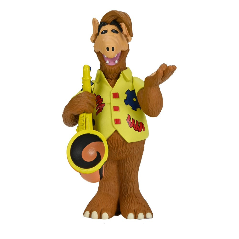 Figurine Alf Toony Classic Alf avec Saxophone 15 cm