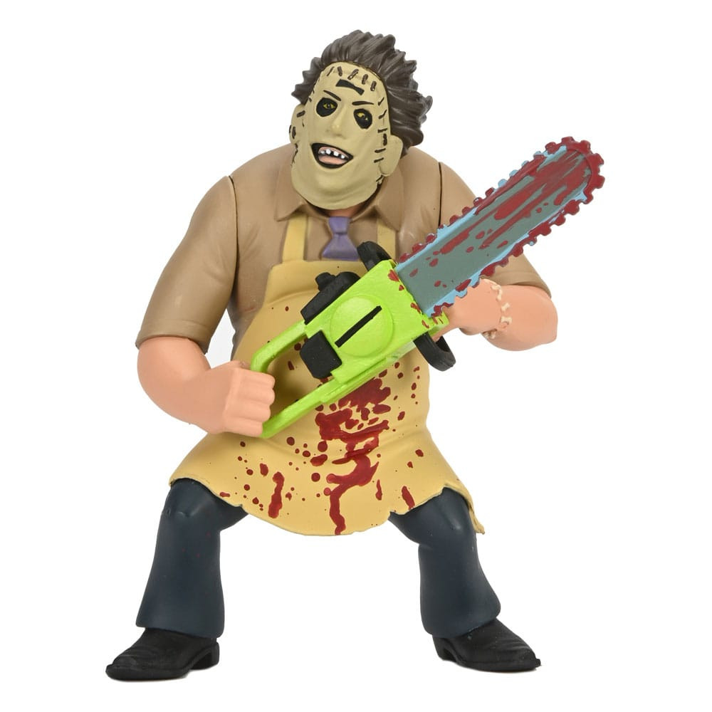 Texas Chainsaw Massacre Toony Terrors Figurine 50ème Anniversaire Leatherface (Bloody) 15 cm