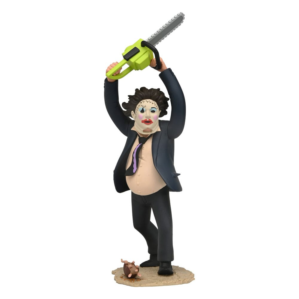 Texas Massacre à la tronçonneuse Toony Terrors Figurine 50ème Anniversaire Pretty Woman Leatherface 15 cm