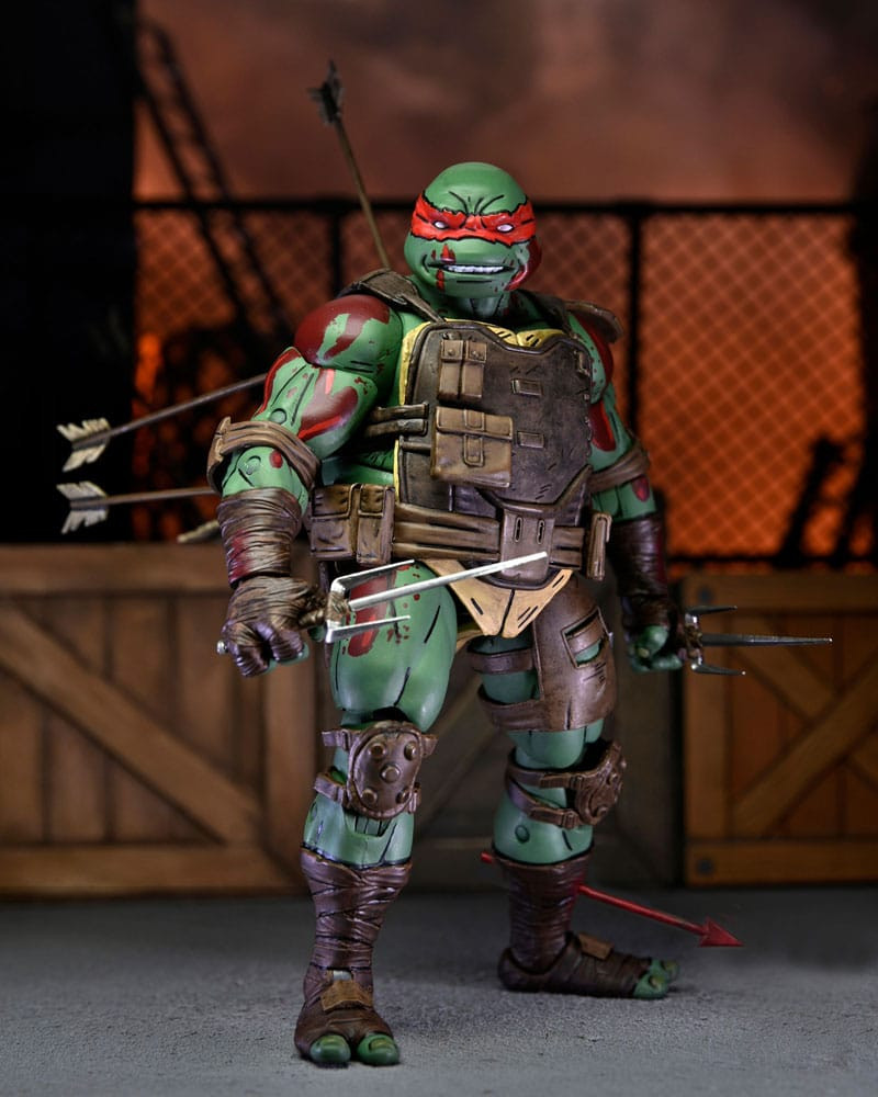 Tortues Ninja Le Dernier Ronin Figurine Ultimate First to Fall Raphael 18 cm