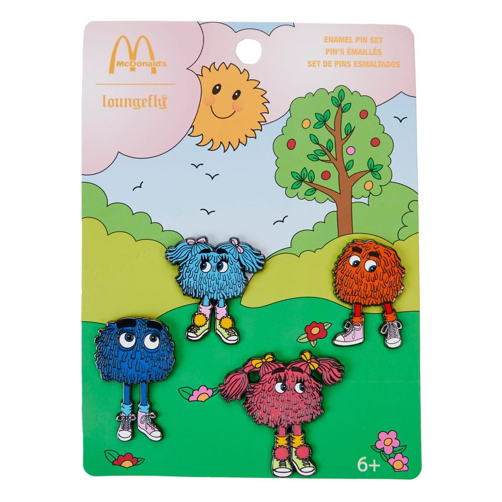 Lot de 4 pin's Friture Gang McDonalds - Loungefly