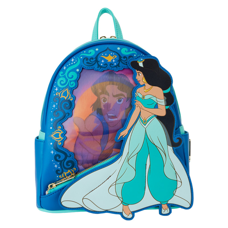 MINI SAC À DOS Aladdin Princesse Série Lenticulaire - DISNEY LOUNGEFLY