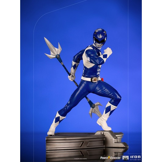 POWER RANGERS : MIGHTY MORPHIN RANGER BLEU ART SCALE - POWER RANGERS