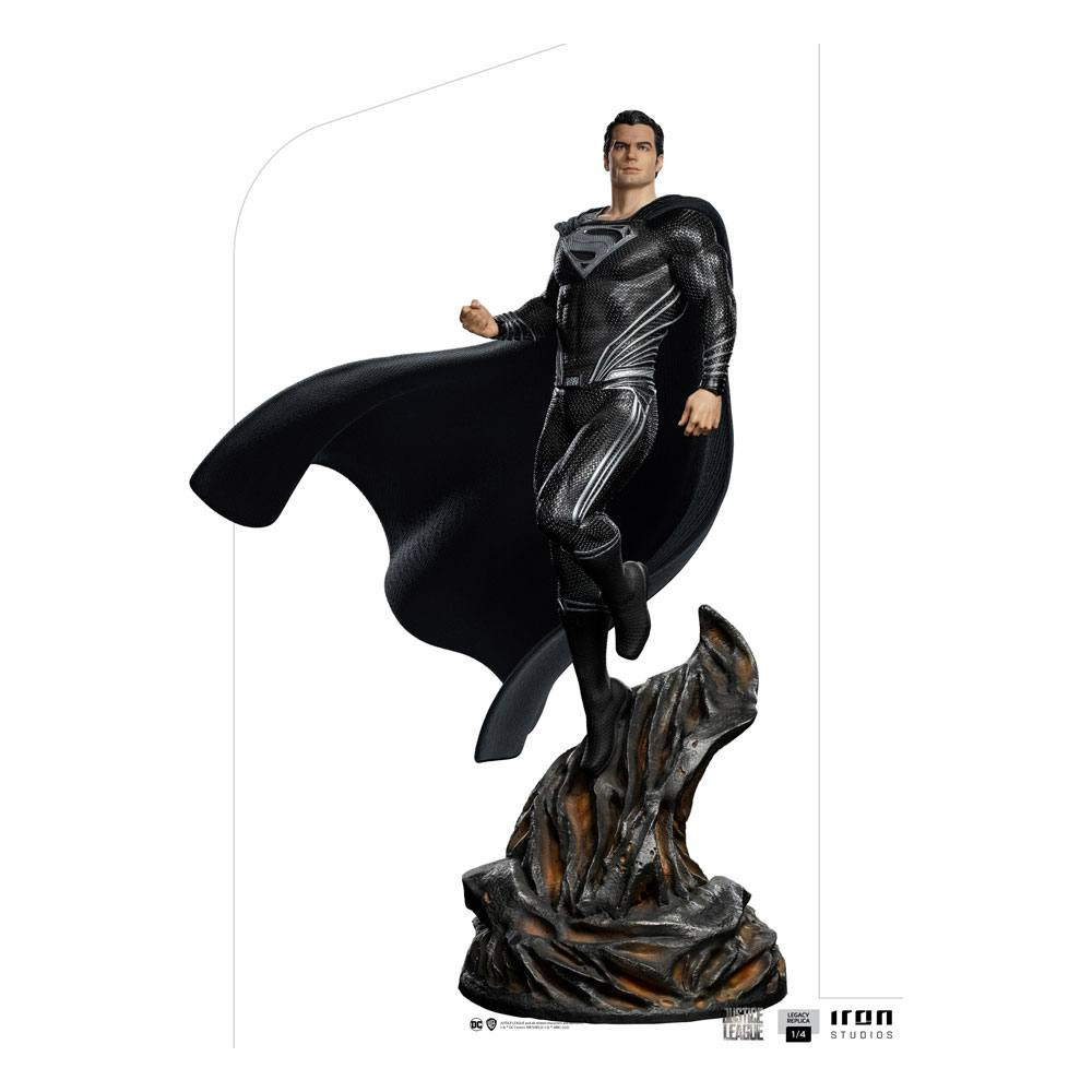 Superman Costume Noir Justice League Art Scale - Dc Comics