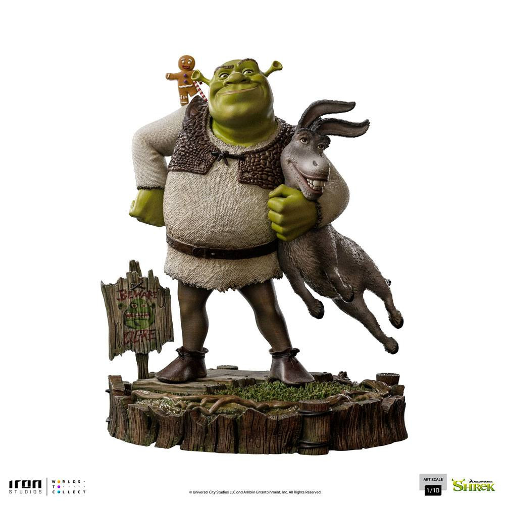 Shrek, l'âne et Ti Biscuit Art Scale Deluxe - Dreamworks