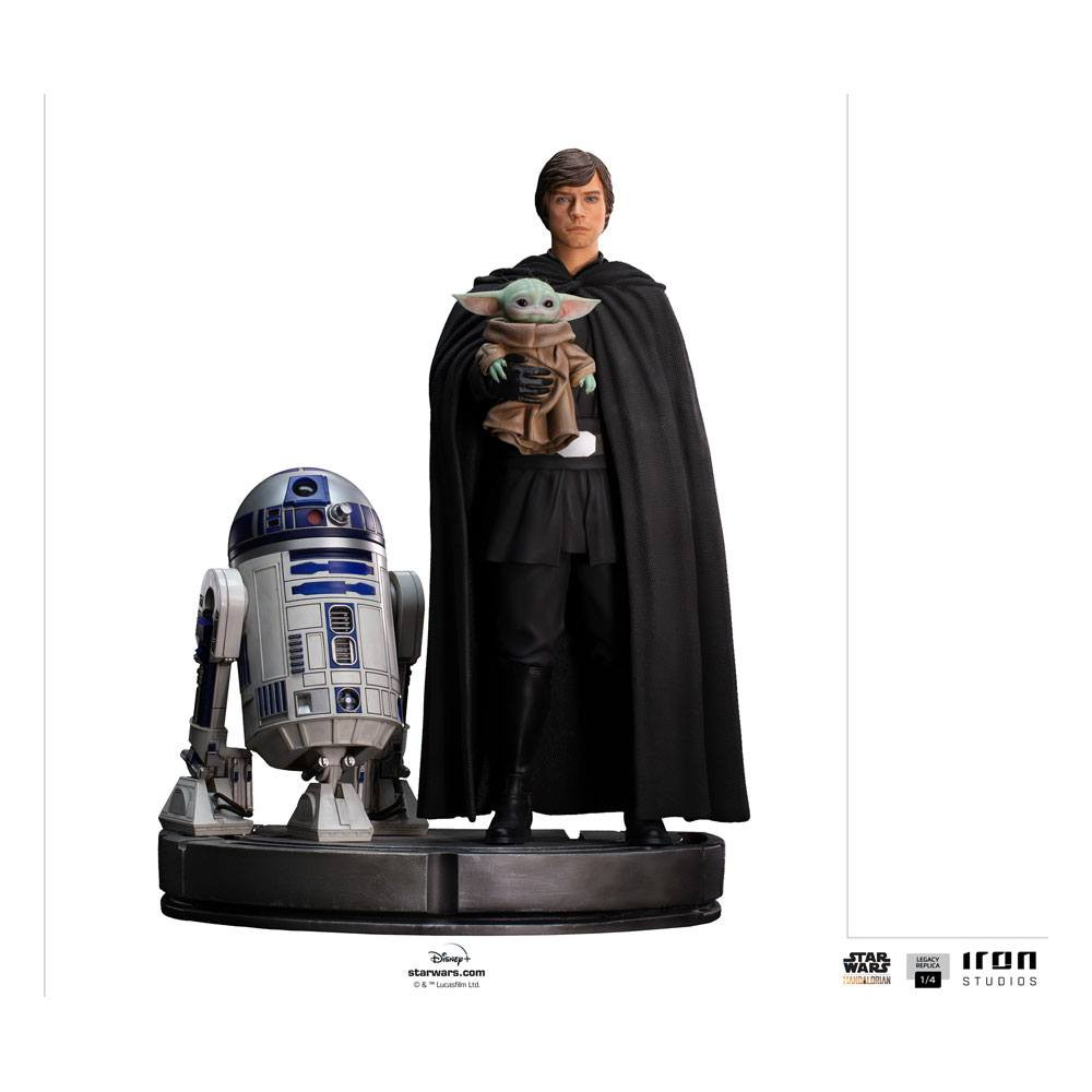 Le Mandalorien Luke Skywalker, R2-D2 et Grogu Art Scale - Star Wars