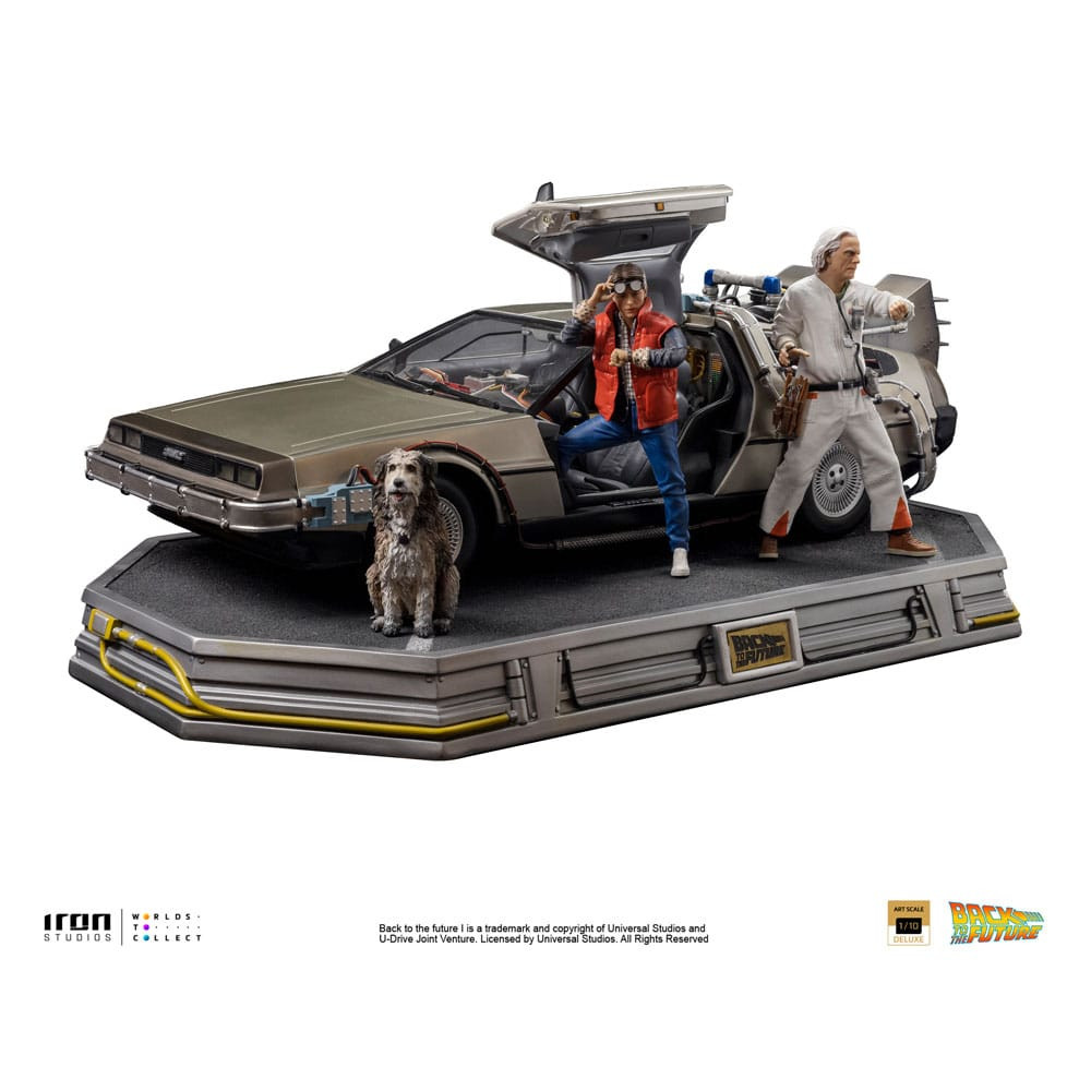 DeLorean Art Scale Set Complet - Retour vers le futur