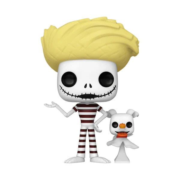 Funko Pop! 1470 - Jack avec Zéro à la plage - L'étrange Noël de Monsieur Jack