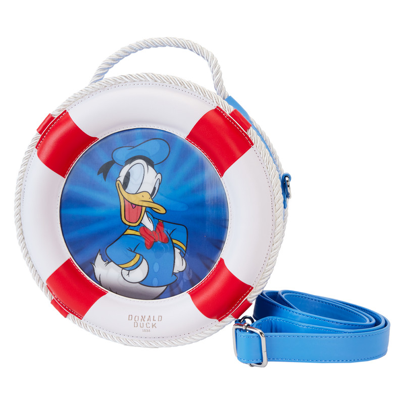 Sac Bandoulière Lenticulaire 90e anniversaire de Donald Duck - DISNEY LOUNGEFLY