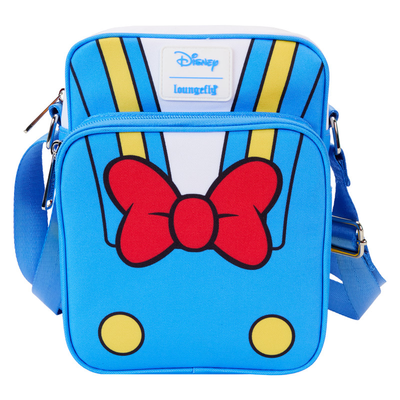 Sac Bandoulière en nylon pour passeport 90e anniversaire de Donald Duck - DISNEY LOUNGEFLY