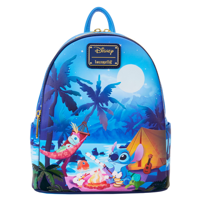 Mini sac à dos Stitch Camping Cuties Glow - DISNEY LOUNGEFLY