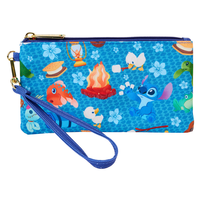 Pochette en nylon imprimée Stitch Camping Cuties - DISNEY LOUNGEFLY