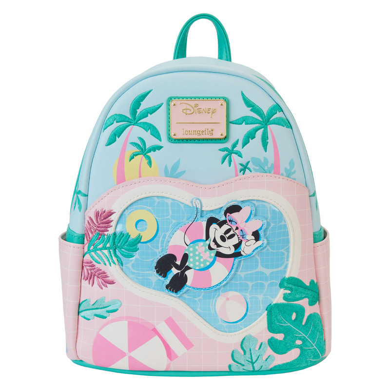 Mini sac à dos Minnie Mouse style vacances au bord de la piscine - DISNEY LOUNGEFLY