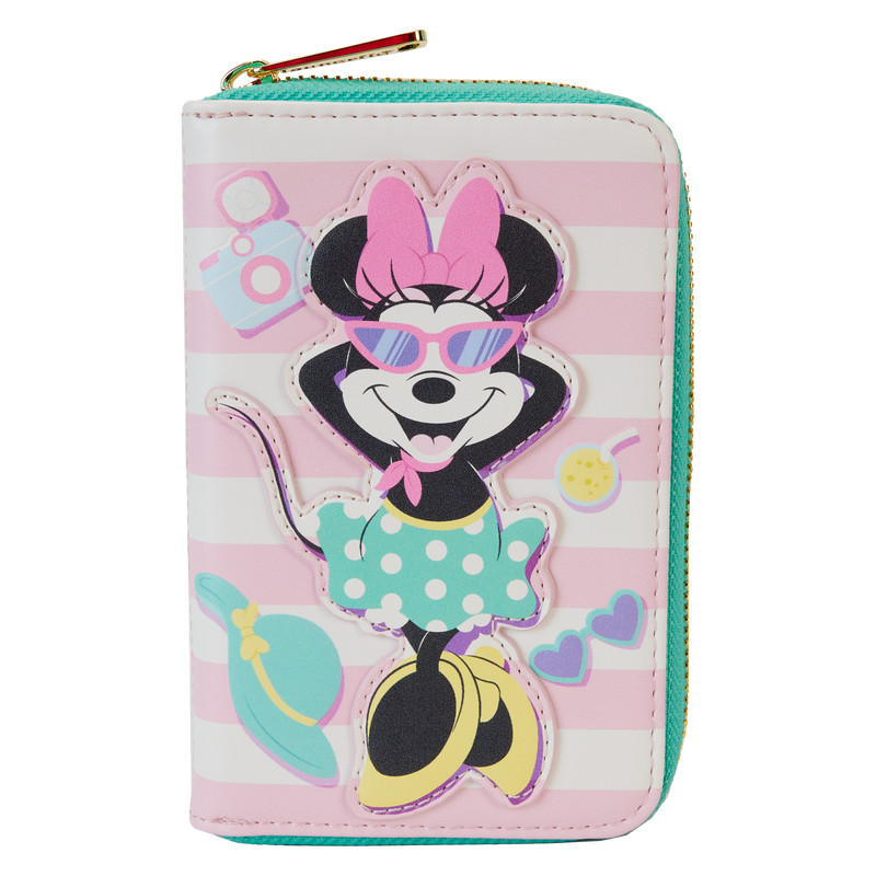 Portefeuille Minnie Mouse style vacances au bord de la piscine - DISNEY LOUNGEFLY