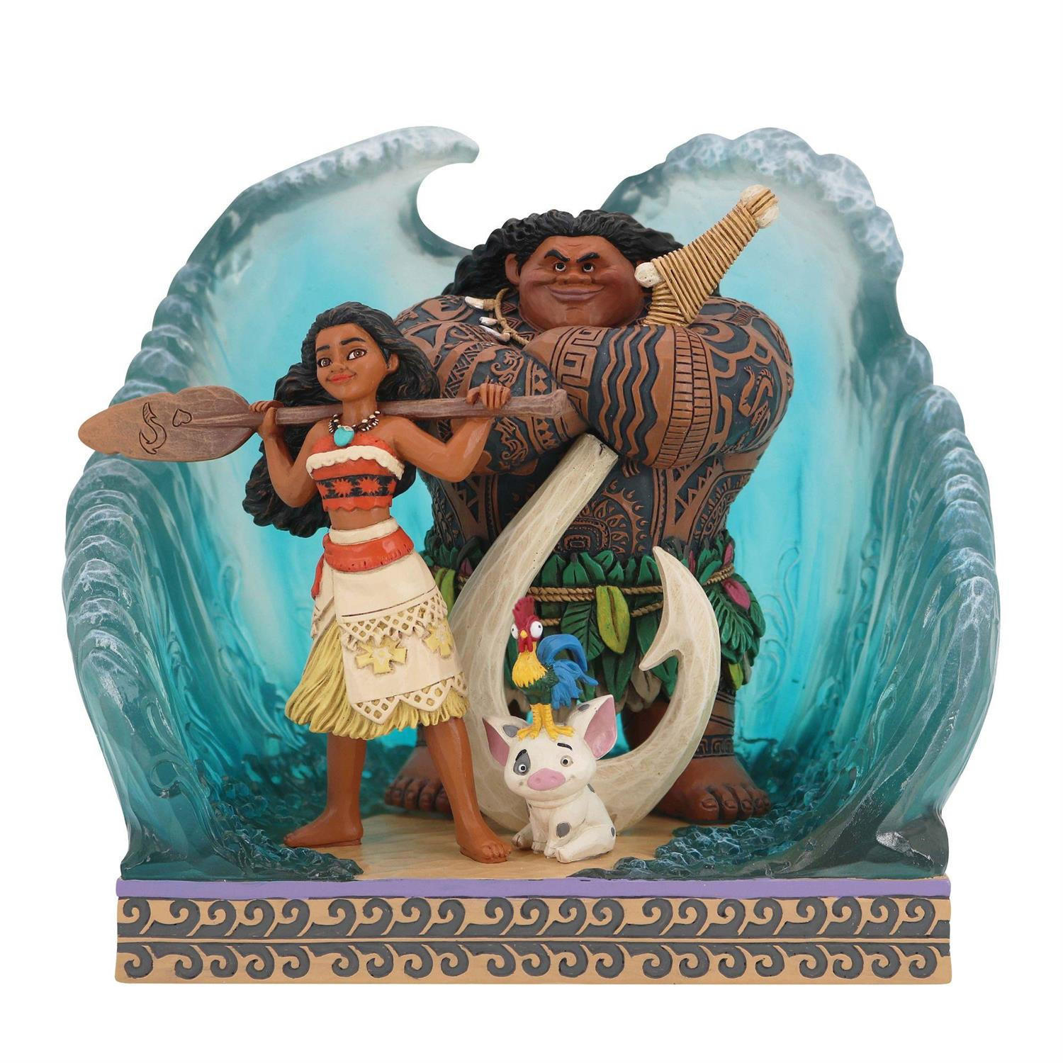 VAIANA (MOANA) SCÈNE DE LA VAGUE - DISNEY TRADITIONS