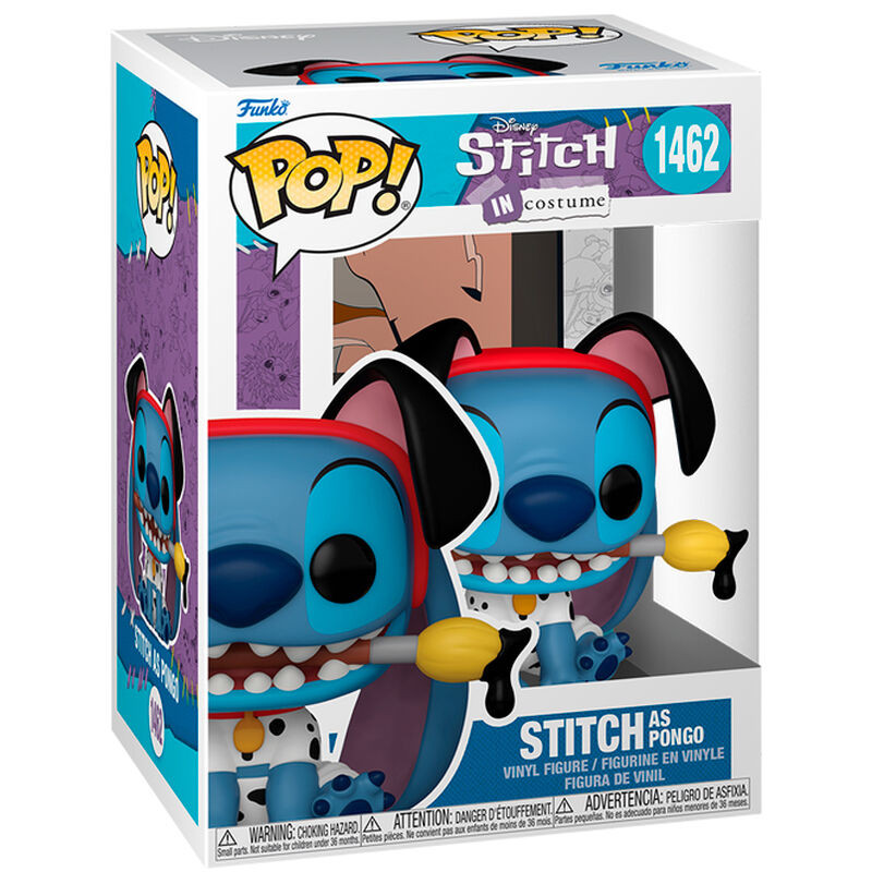 FUNKO POP! 1462 Stitch en Pongo - Disney Lilo et Stitch