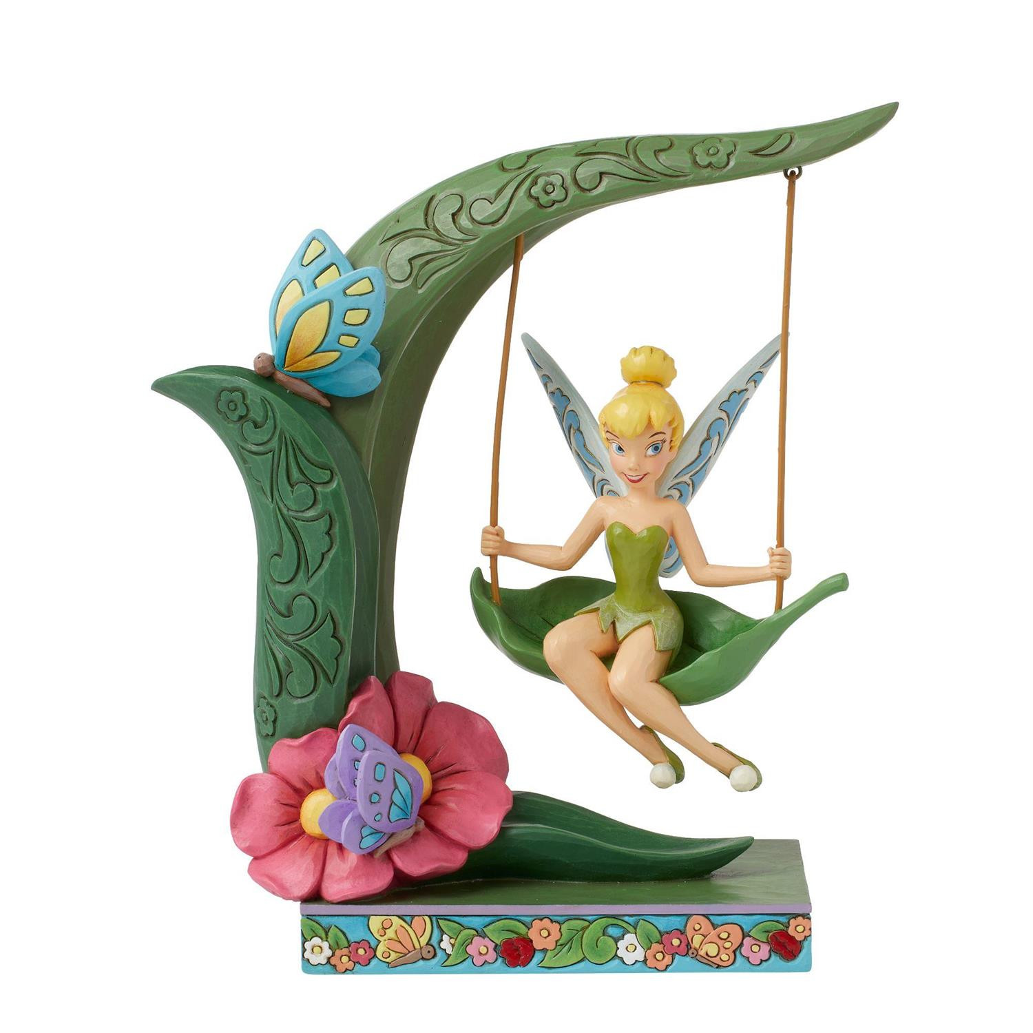 Clochette sur une balançoire printanière - Disney Traditions Fée Clochette