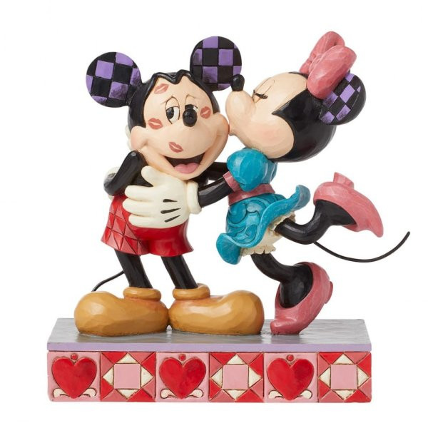 Hugs & Kisses (figurine Mickey et Minnie Love) - Disney Traditions Mickey