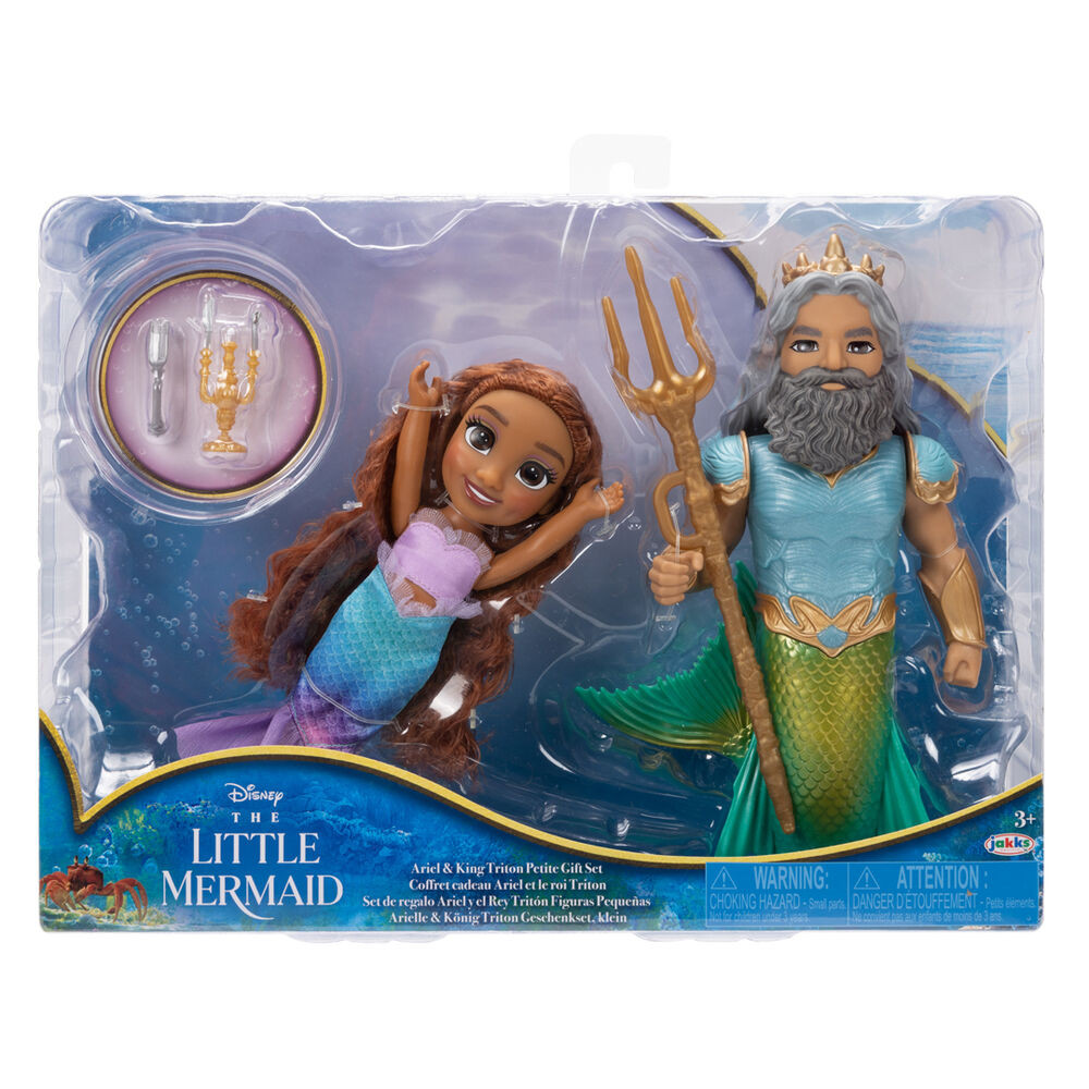 Poupée Ariel + Triton 15cm - Disney La Petite Sirène