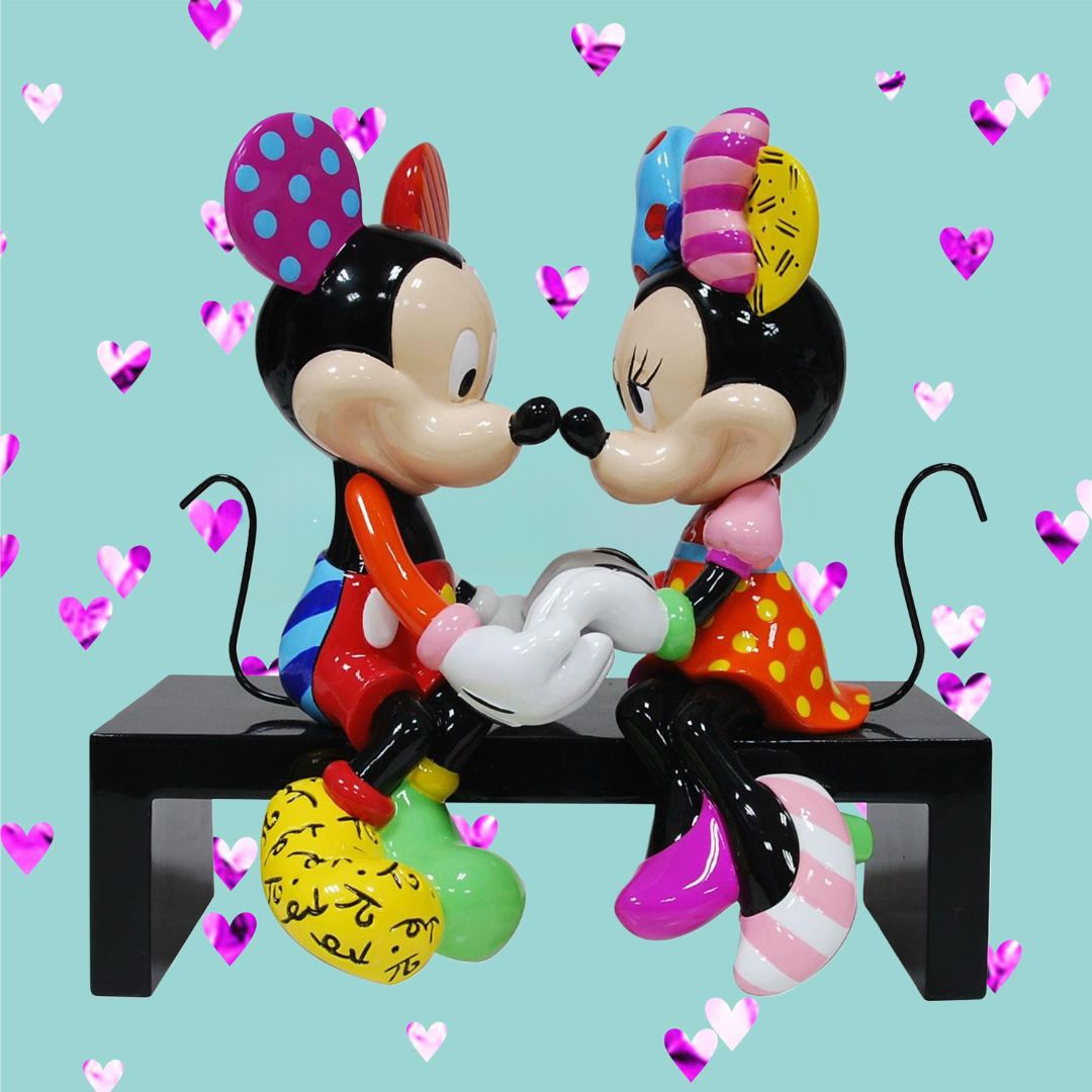 Mickey et Minnie Amour - Disney Britto