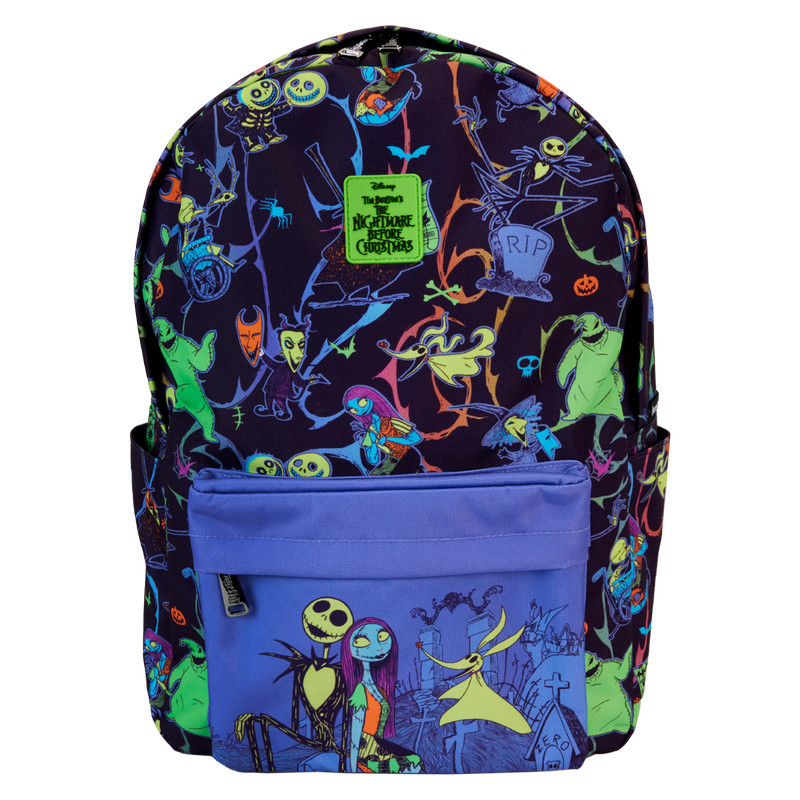 Sac à dos phosphorescent l'étrange Noël de Monsieur Jack - DISNEY LOUNGEFLY