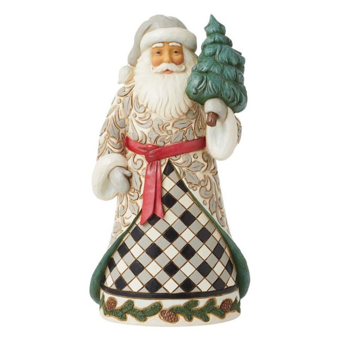 Figurine Père Noël Sapin - JIM SHORE HEARTWOOD CREEK