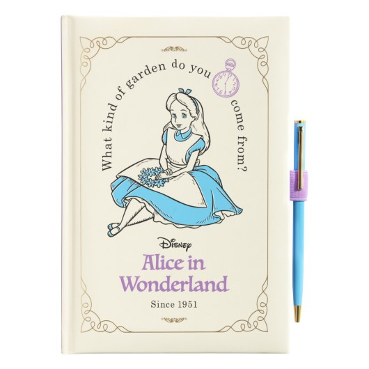 CARNET A5 PREMIUM AVEC STYLO - DISNEY ALICE AU PAYS DES MERVEILLES