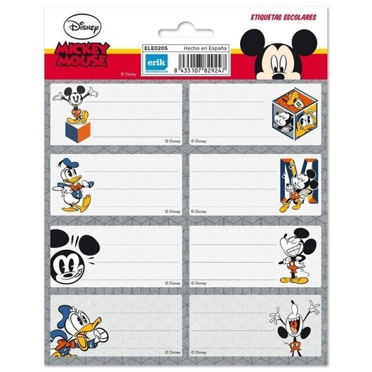 ETIQUETTES AUTOCOLLANTES - DISNEY MICKEY