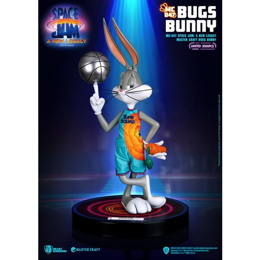 BUGS BUNNY SPACE JAM - LOONEY TUNES MASTERCRAFT