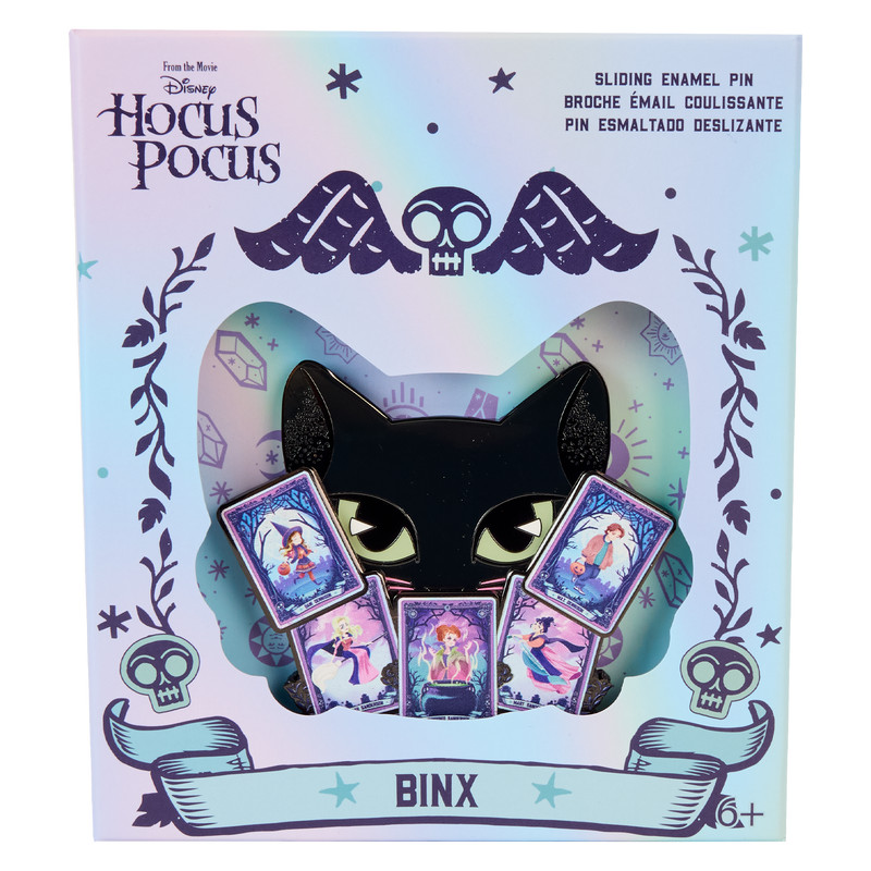 Pin's Binx à la lueur des cartes de tarot Hocus Pocus boite collector - DISNEY LOUNGEFLY