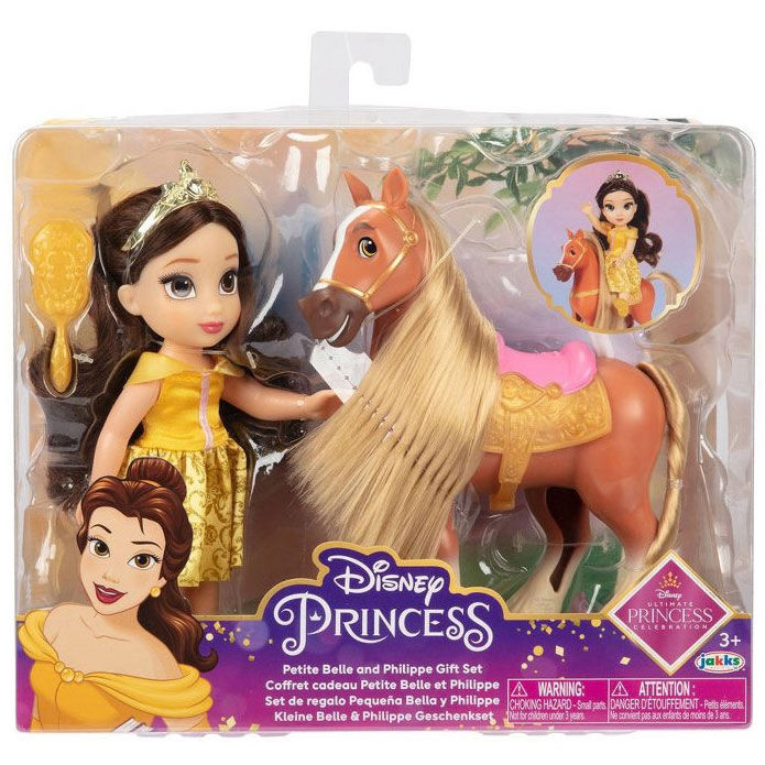 Poupées Belle + Philippe 15cm - Disney La Belle et la Bête