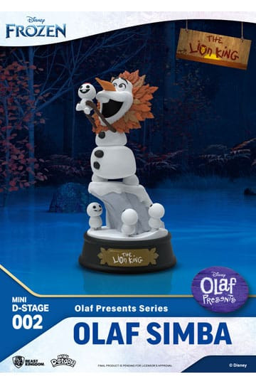 Olaf en Simba - La Reine Des Neiges - Disney Mini D-Stage