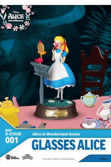 Alice avec des lunettes - Alice au pays des merveilles - Disney Mini D-Stage