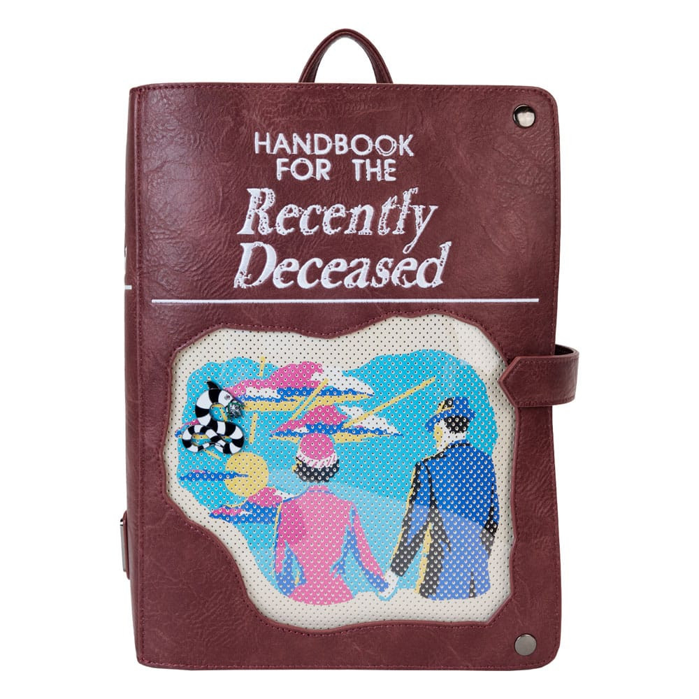 Mini sac à dos "Handbook for the recently Deceased Pin Trader" - Beetlejuice Loungefly